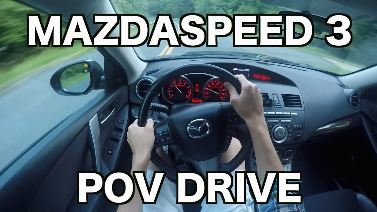 2010 Mazdaspeed 3 Point Of View (POV Drive) Sick Exhaust Sounds!