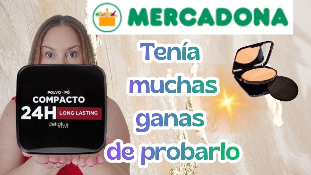 POLVOS COMPACTOS de MERCADONA 🌟&iquest;Sabes c&oacute;mo se usan? Los pruebo y te CUENTO TODO.