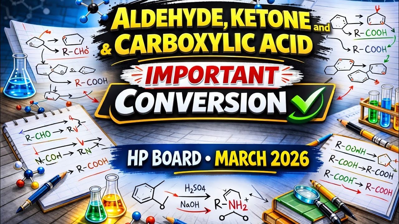 HP Board 12th Chemistry  || Aldehyde, Ketone and Carboxylic Acid 