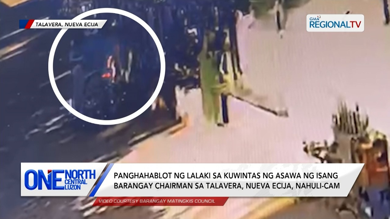 Panghahablot ng lalaki sa kuwintas ng isang babae, nahuli-cam | One North Central Luzon