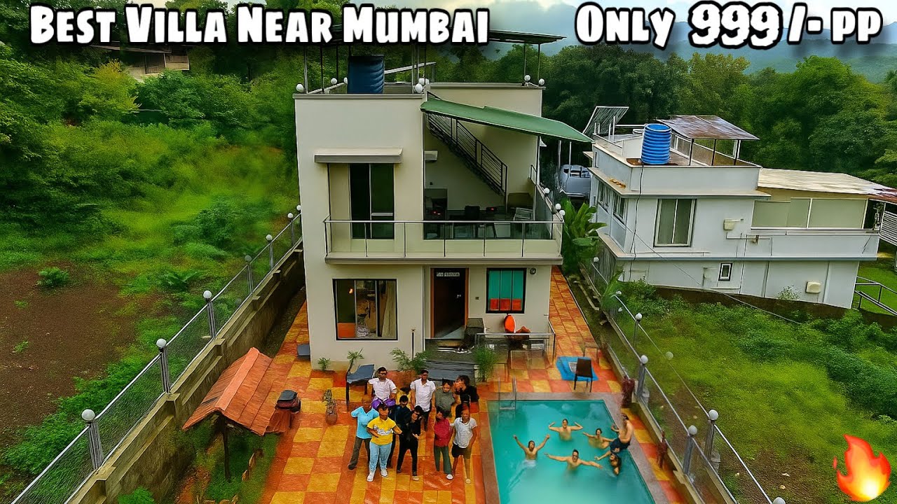Best Budget Villa Near Mumbai | Only 999/- pp | Karjat Private Villa with Pool | Farm house Karjat |