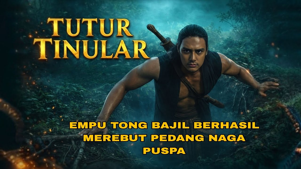 TUTUR TINULAR Empu tong bajil membawa kabur pedang naga puspa#sandiwararadio#tuturtinular#ai