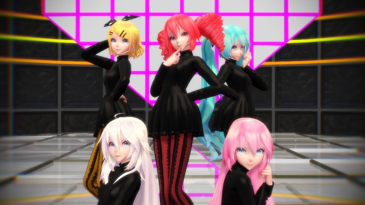 【MMD】Kimagure Mercy【TDA Pack Elegant Black 】4K