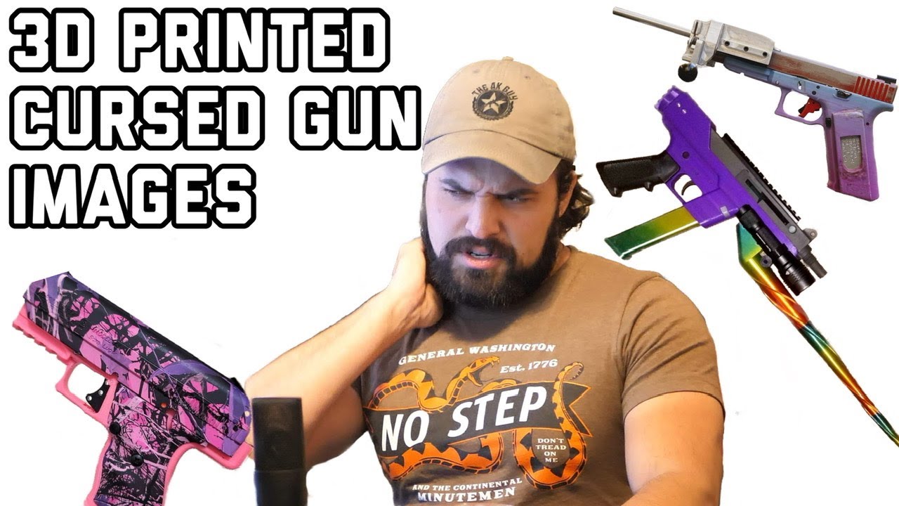 3D PROONTED CURSED GUN IMAGES