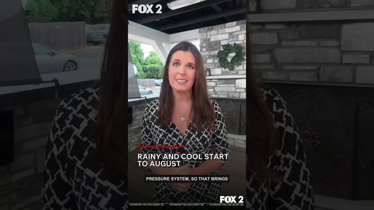 Rainy and cool start to August