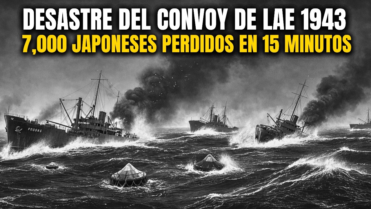 EL DESASTRE DEL CONVOY DE LAE 1943: 7,000 Japoneses Perdidos En 15 Minutos