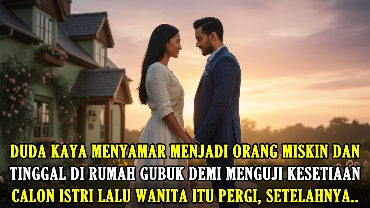 DUDA KAYA MENYAMAR MENJADI ORANG MISKIN HINGGA TINGGAL DI RUMAH GUBUK UNTUK MENGUJI CALON ISTRINYA..
