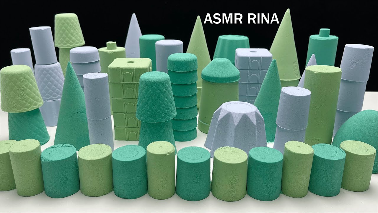 ASMR baking soda crispy city