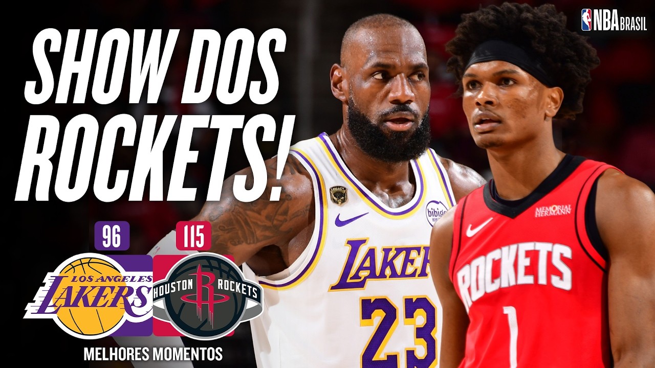 ROCKETS vencem LAKERS e SEGUEM VIVOS nos PLAYOFFS DA NBA! Melhores Momentos