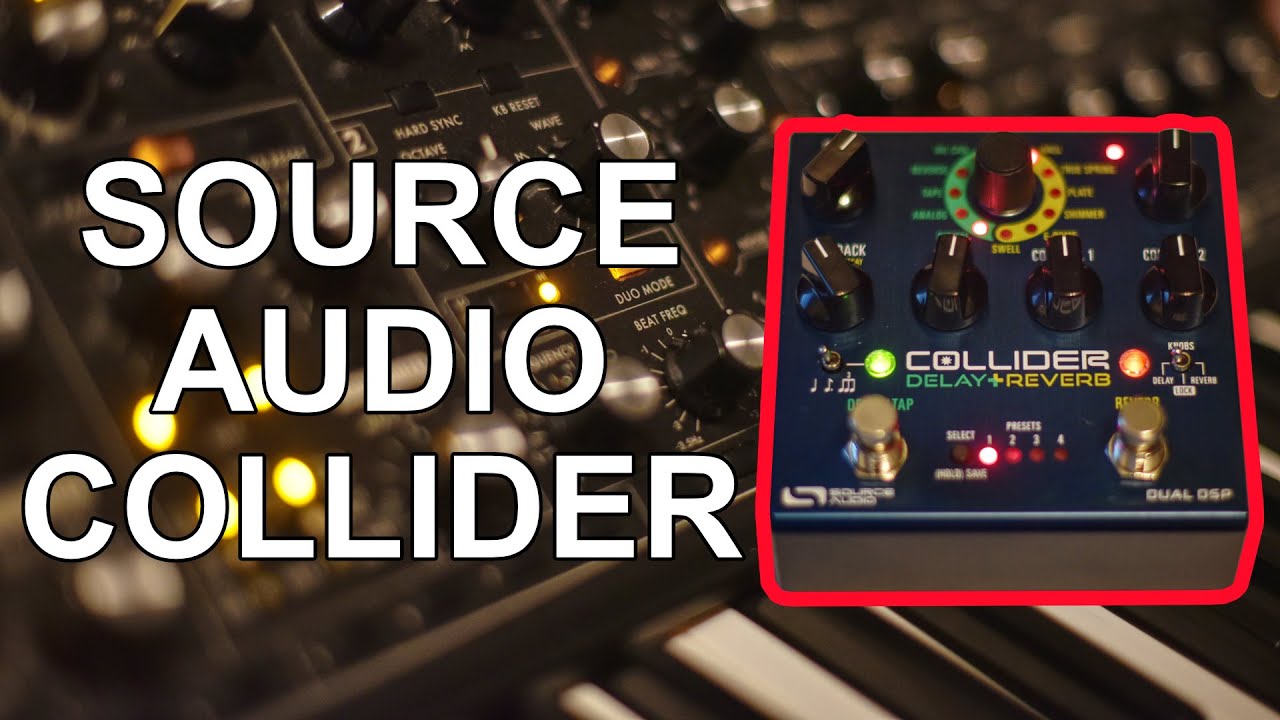 Source Audio Collider + Moog Subsequent 37 synth