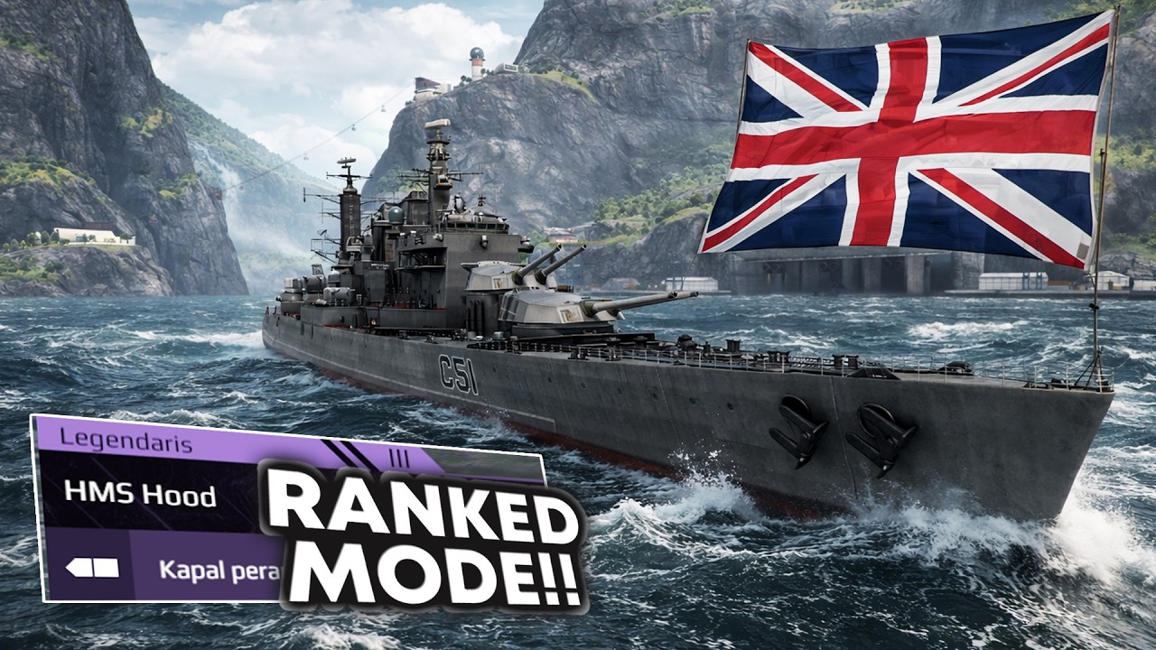 HMS Hood META Baru di Ranked? Brutal Parah! – Modern Warships