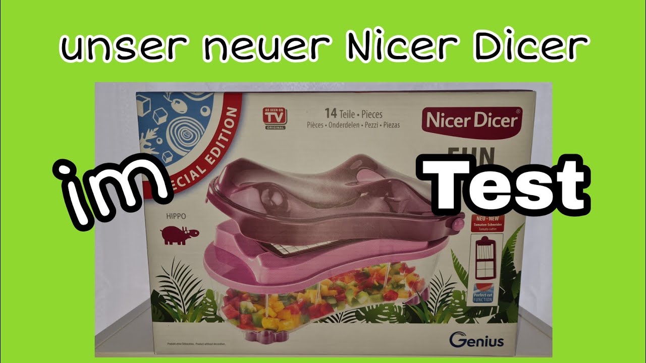 #Genius Nicer Dicer Fun Edition | wir testen ihn | unsereWelt| ille und Irmi 👭