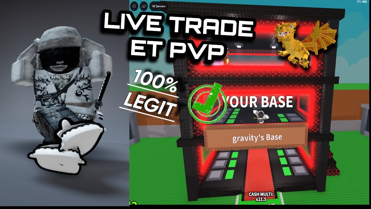 STEAL A BRAINROT TRADE ET PVP PAS INDEX