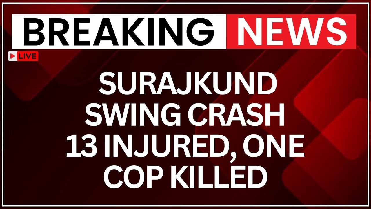 Surajkund Mela Swing Accident LIVE:13 Injured, Police Inspector Killed, Rescue Underway | NewsX