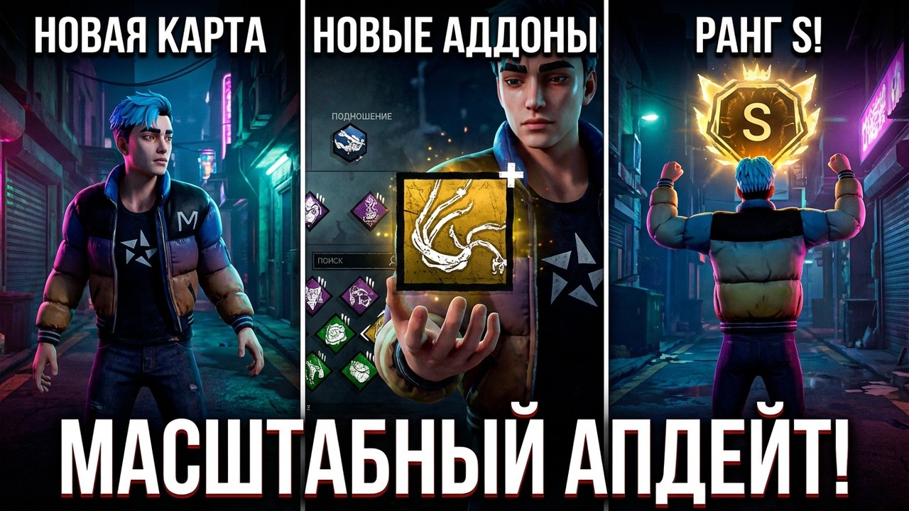 НОВЫЙ ТРЮКАЧ, АДДОНЫ И РАНГ S! А также карта, выживший и секреты ПТБ Dead by Daylight