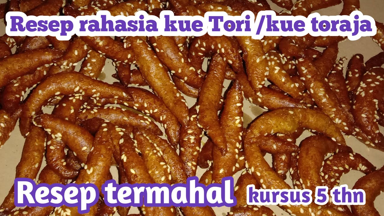 Resep kue Tori || kue Toraja || Kue khas Toraja