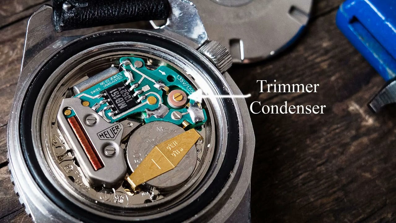 How To Regulate Accuracy and Adjust Speed of QUARTZ LCD DIGITAL and ANALOG Watches Trimmer Condenser