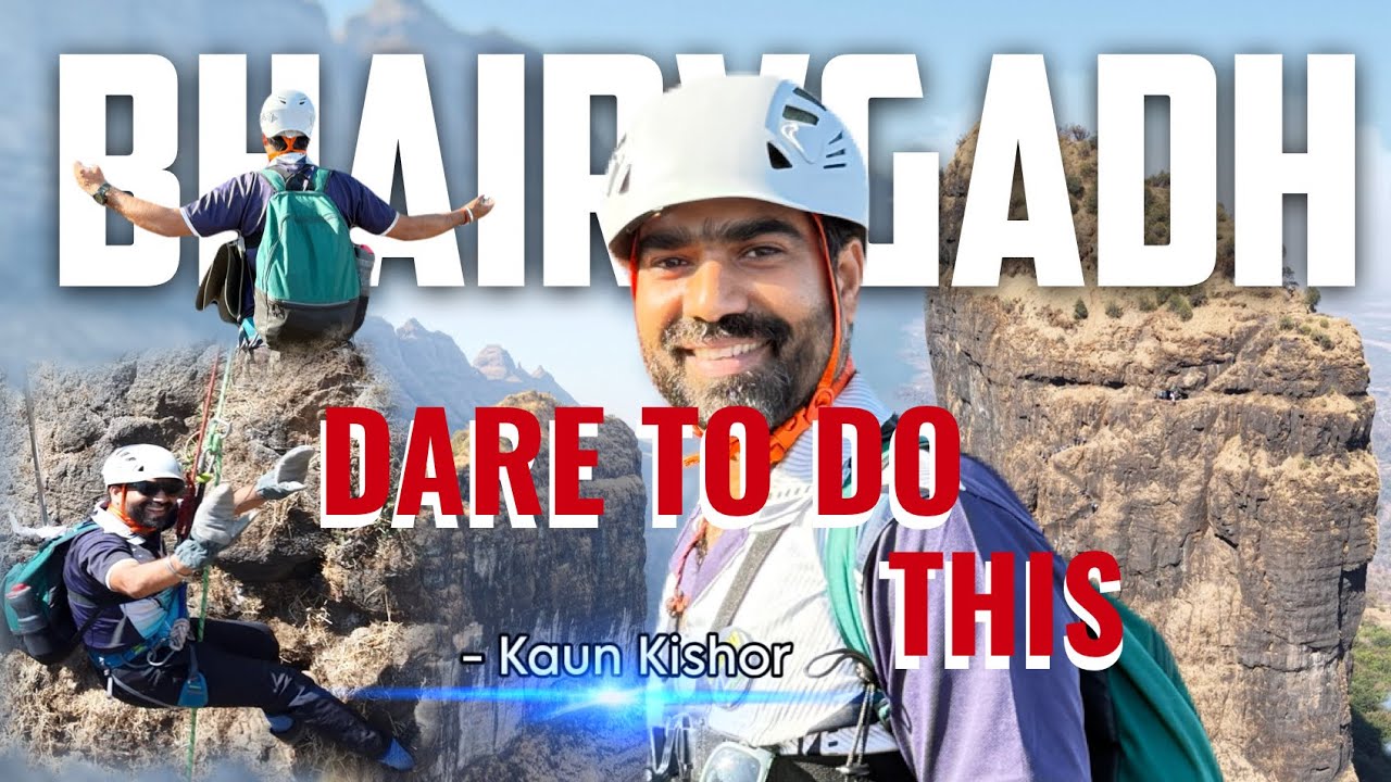 Bhairavgad Moroshi Complete Trek Guide | Drone Shots + Rappelling Adventure Malshej Ghat Trek