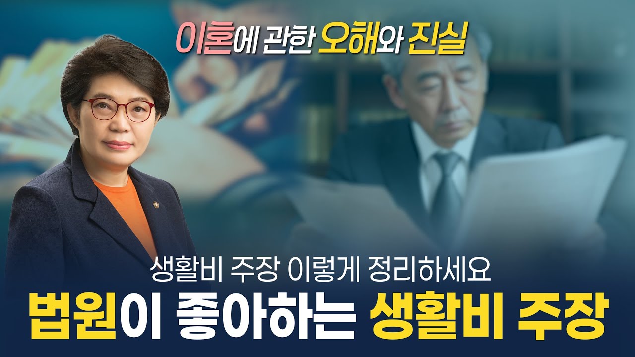 이혼소송 중 생활비 -이렇게 정리하면, 법원은 생활비를 이해합니다