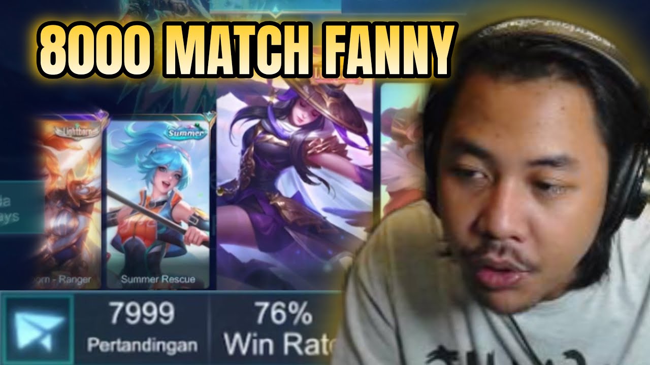 8000 MATCH FANNY DWIWOII - LANGSUNG SAJA KITA GESEK GESEK - Mobile Legends