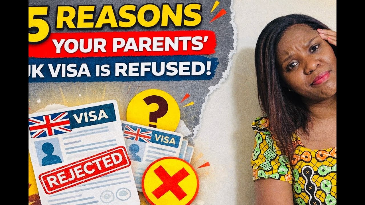 5 Reasons your Parents UK VIsitors VISA is REFUSED! 🇬🇧 🇬🇧#UKVisitorVisa#ParentsVisaUK#UKVisaRefusal#