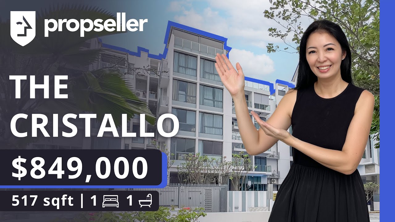 Prime East Coast Starter: Corner 1-BR with Balcony in The Cristallo | Propseller Home Tours
