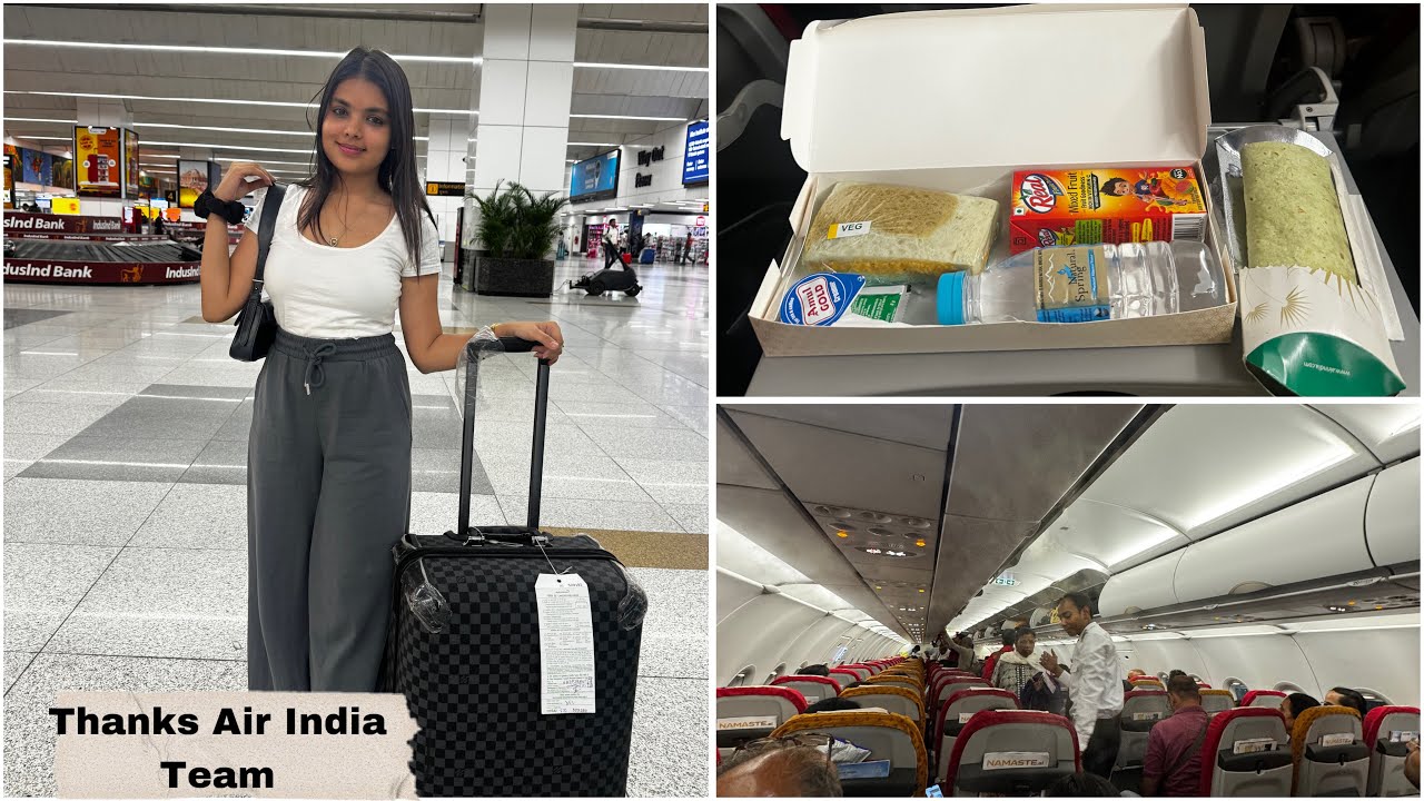 Thanku So Much Air India Team 😍 || food review || I reached Rishikesh || alkagarwal