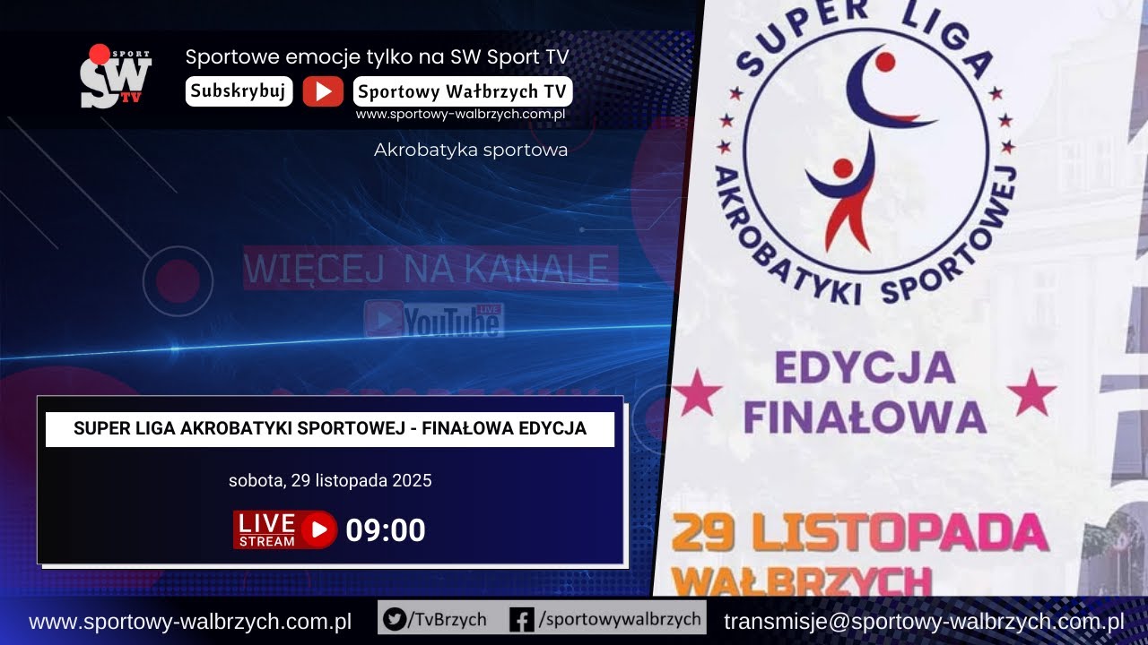 LIVE: Akrobatyka - Super Liga - Finał -