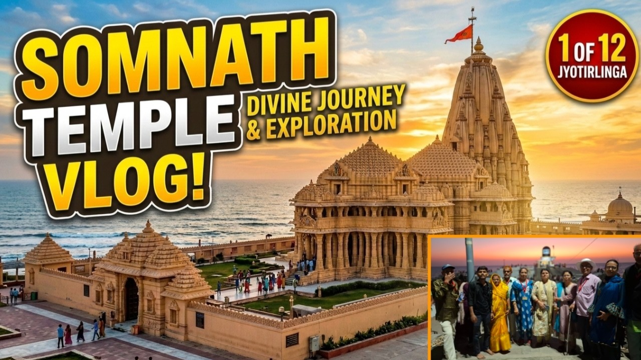 First Jyotirlinga: सोमनाथ मंदिर की अद्भुत यात्रा! #holivlog  #somnath  @MinistryofTourismgoi #viral