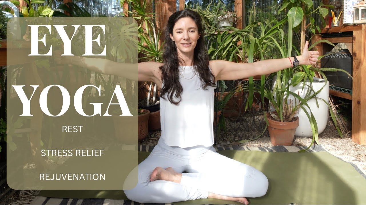 Day 25- Yoga for Tired Eyes l Stress Release l Eye Yoga- 30 Day Challenge 2026