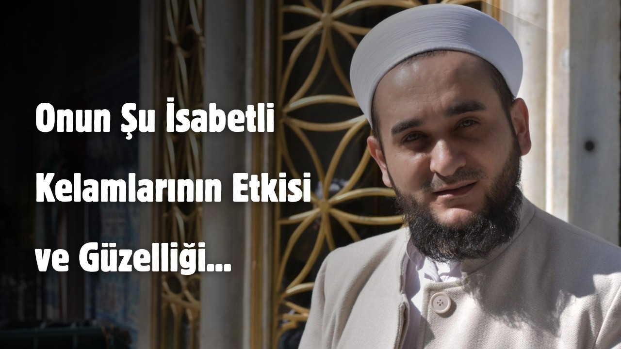 ONUN AYETLERDEN ÇIKARDIĞI DERSLER VE HİKMETLİ SÖZLERİ 7 CANLI YAYIN