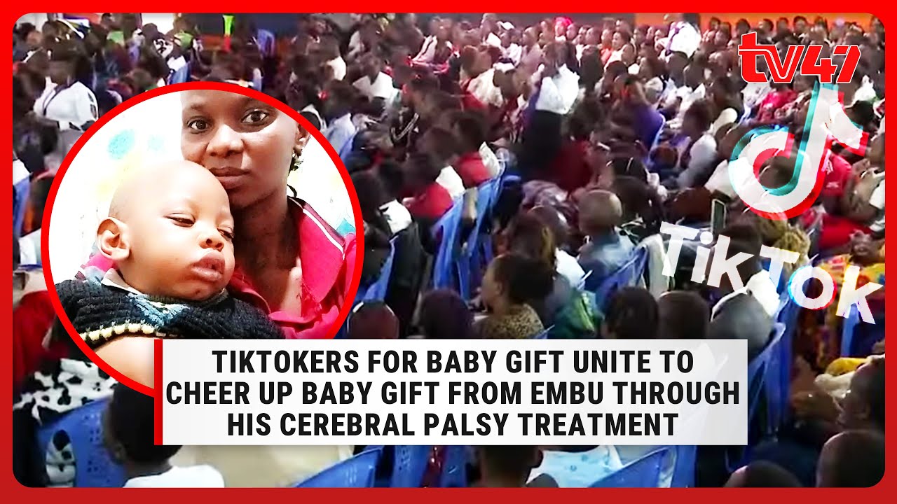 Tiktokers for baby Gift unite to cheer up Baby Gift from Embu through his  cerebral palsy treatment