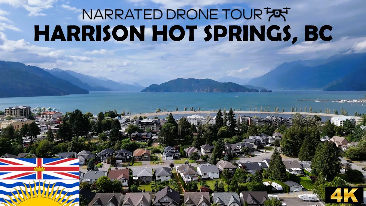 💧 Harrison Hot Springs, British Columbia 🌲 | 4K Drone