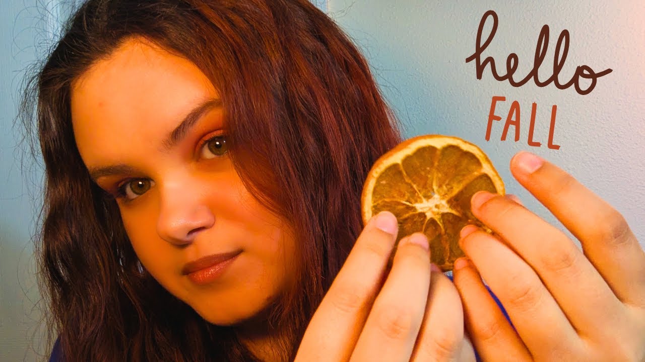 COZY autumn TINGLE TEST | all orange triggers for fall