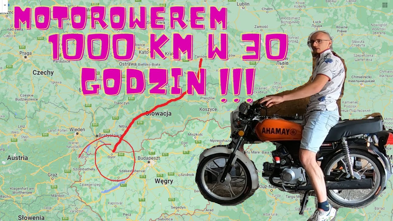 MOTOROWEREM DO WĘGIER !!!