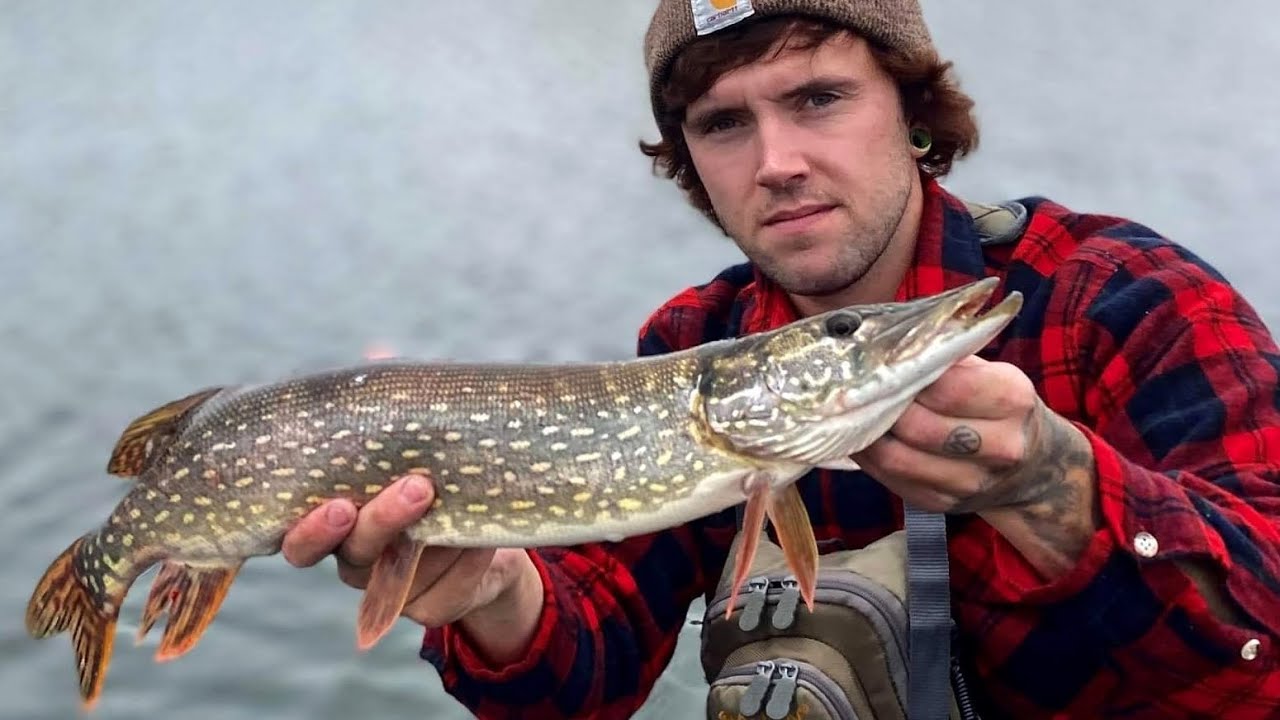 Fly Fishing for PIKE From Our Kayaks in ALASKA (They were HUNGRY!)