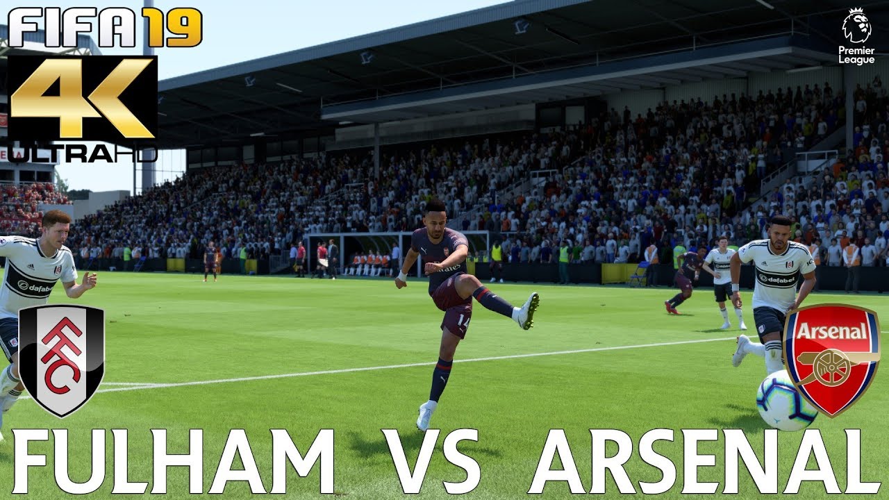 FIFA 19 (PC) Fulham vs Arsenal | PREMIER LEAGUE PREDICTION | 7/10/2018| 4K 60FPS