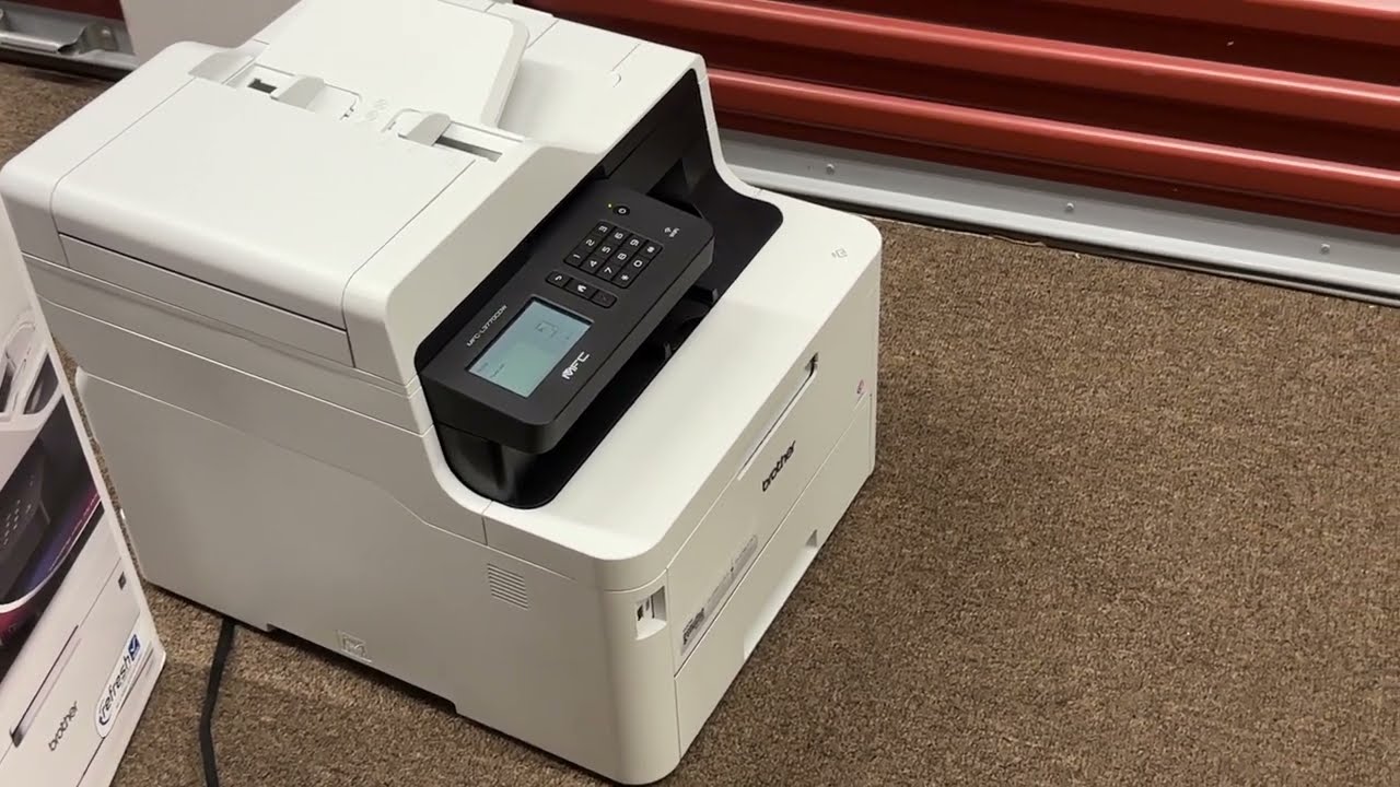 Quick demo ✅ Mint ✅ Brother MFC-L3770CDW Color Laser Printer All-in-One 1923 Pgs with Toner