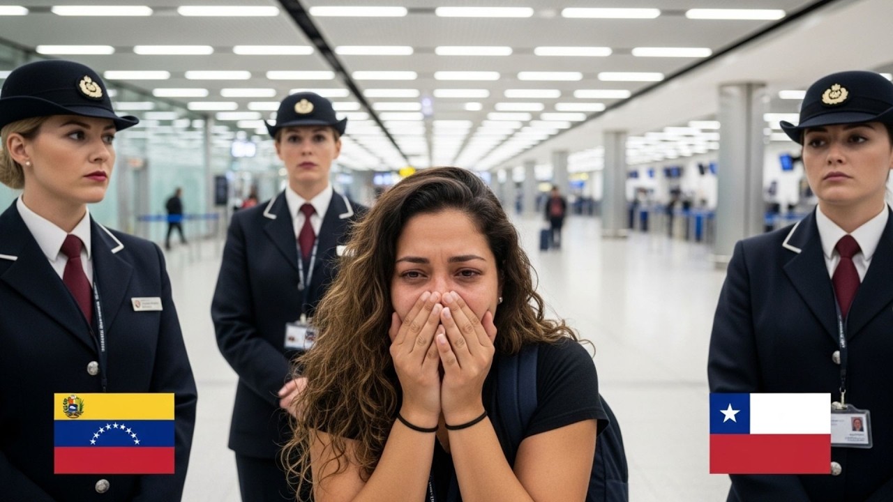Venezolana nacionalizada chilena vive trato inesperado en aeropuerto británico