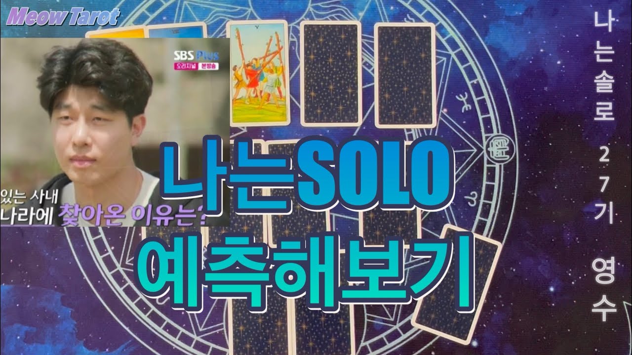 [타로] ‘나는SOLO’ 27기 영수님 타로 리딩 🔮 커플 될까? 끌리는 이성? 결과?