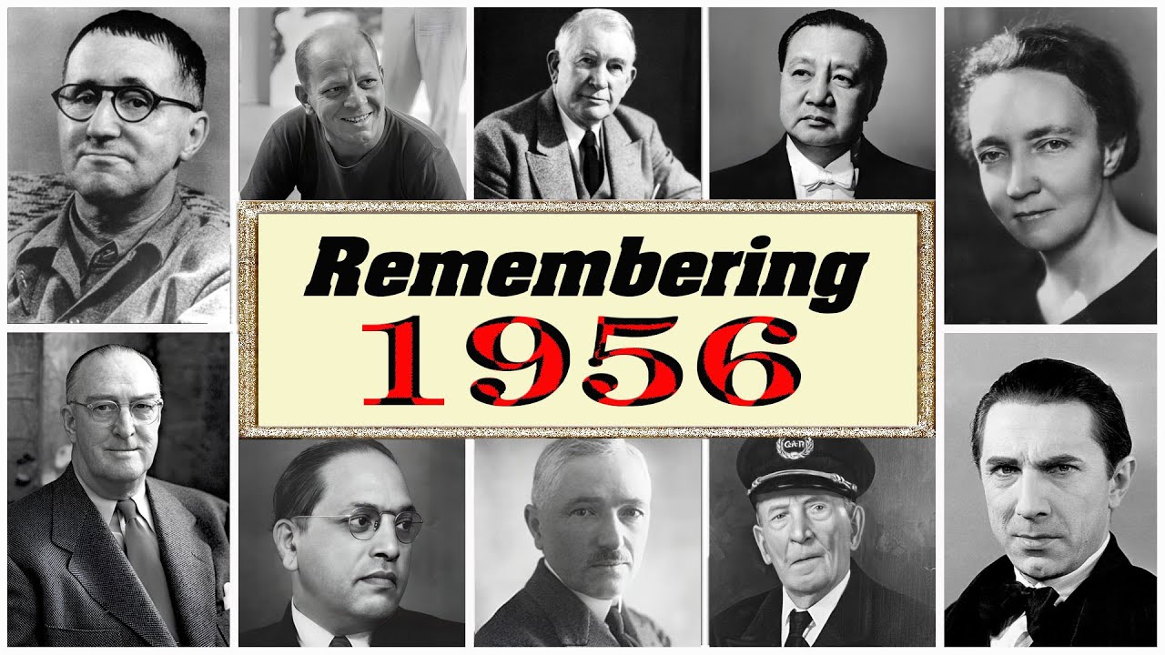 Obituaries 1956:  52 Beloved Celebrities Who Passed Away in 1956