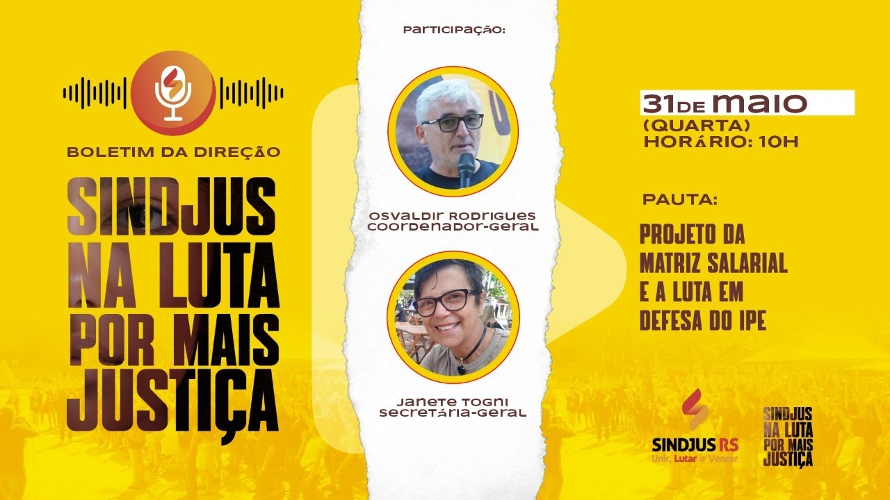 Boletim da Direção | 31 de maio: Matriz salarial e a defesa do IPE Saúde: como estão relacionadas?