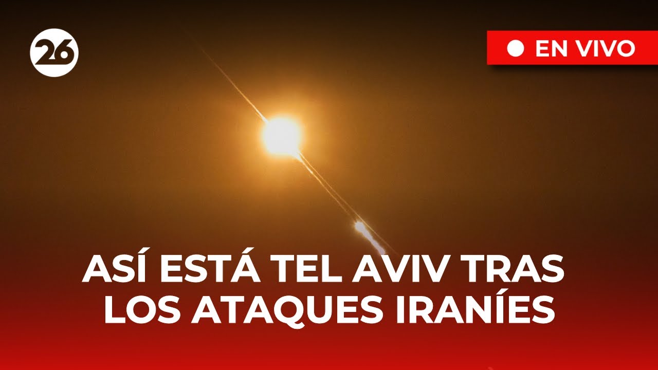 🚨 TEL AVIV BAJO FUEGO: 100 MISILES IRANÍES GOLPEARON ISRAEL