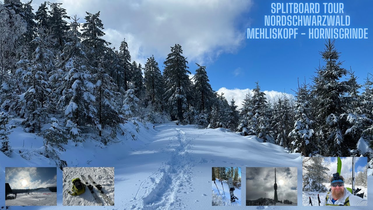 Die Skitour an der Schwarzwaldhochstraße - mit dem Splitboard vom Mehliskopf auf die Hornisgrinde
