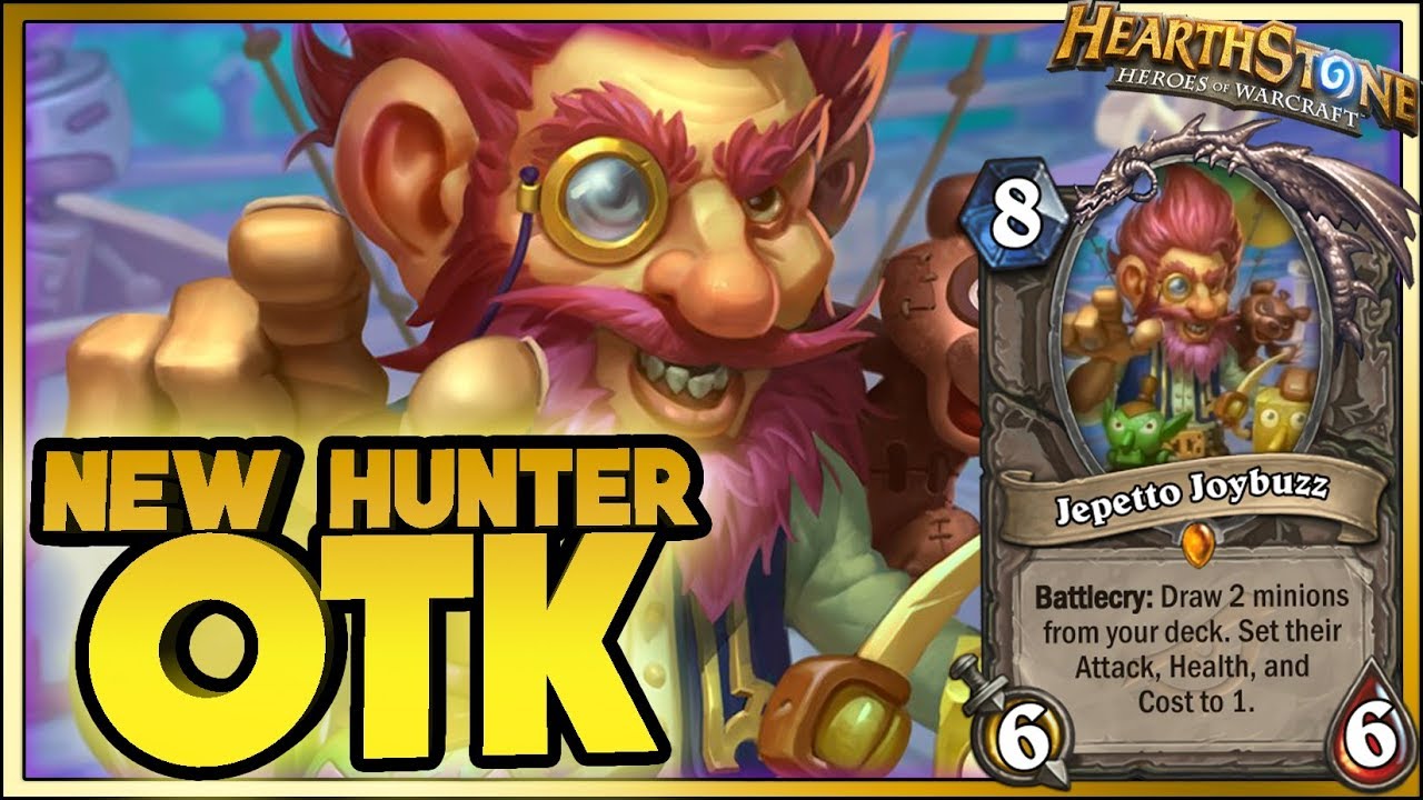 NEW HUNTER OTK! | Hearthstone Rise of Shadows moments