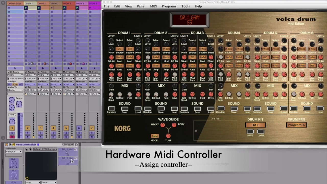 Korg Volca Drum Editor and Soundbank - VST and Standalone