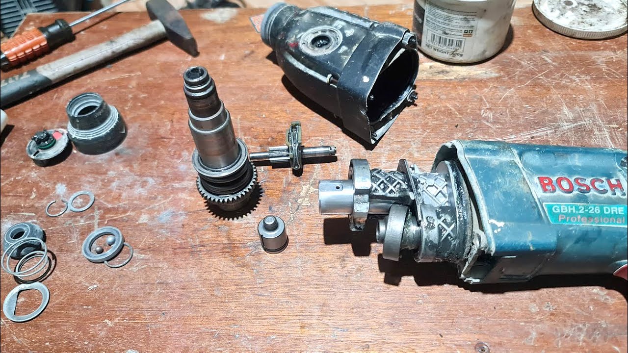 Cách sửa máy khoan búa ba chức năng bosch mất búa, đơn giản dễ hỉu