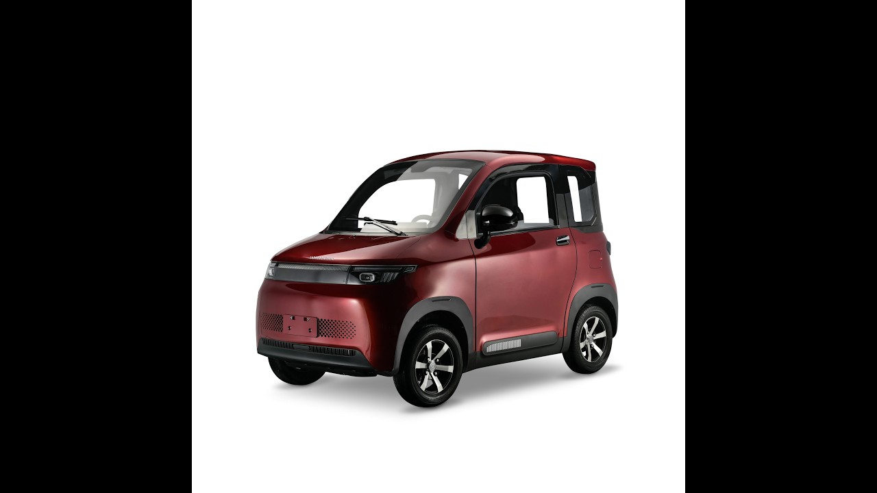 Czterokołowiec elektryczny TUNA – stylowy e‑microcar do miasta | 85 km zasięgu, 45 km/h, silnik 4kW