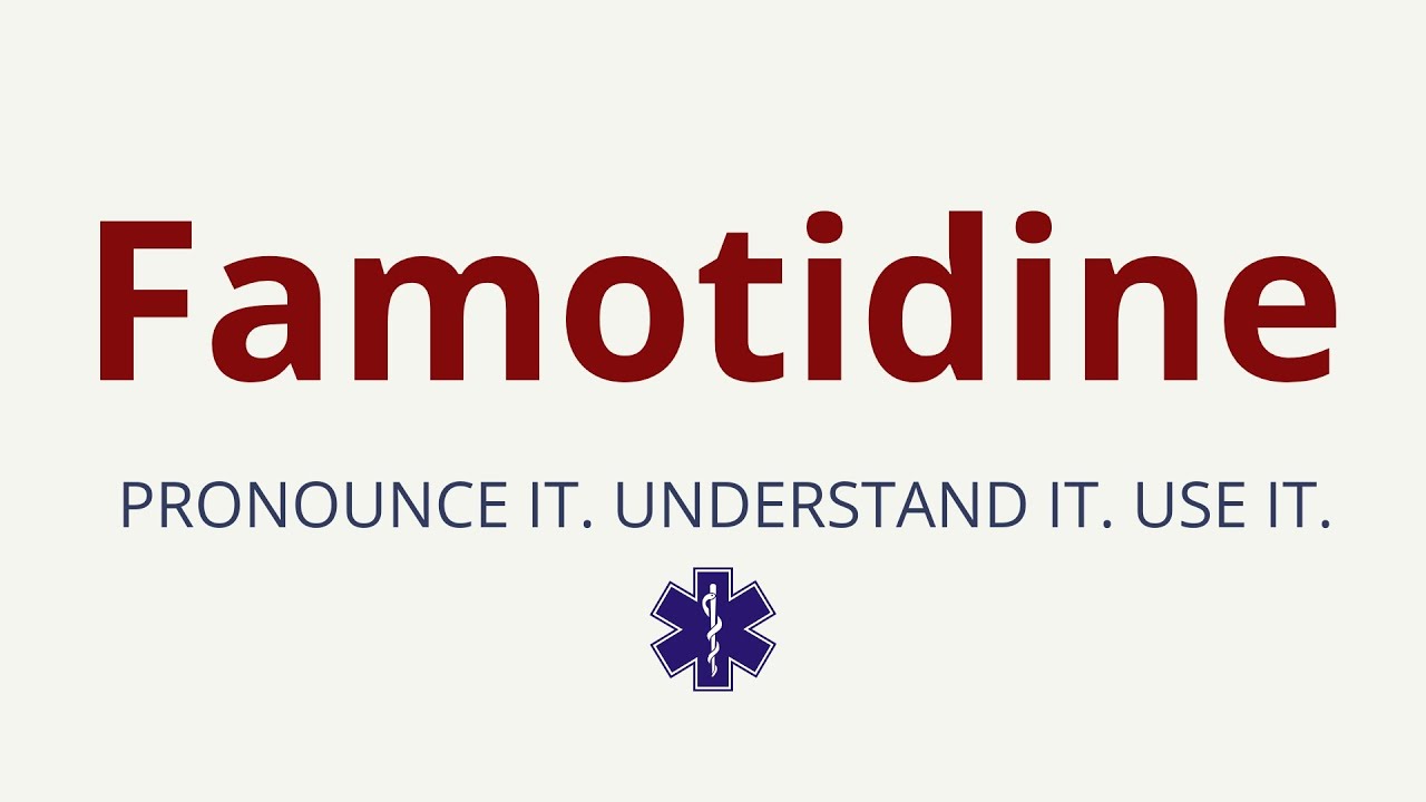 How to Pronounce Famotidine | Famotidine Pronunciation | Medical Terms