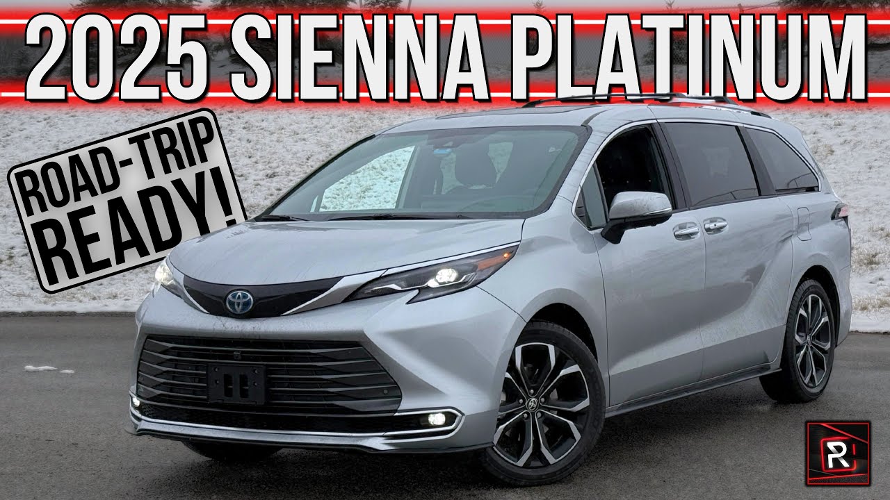 The 2025 Toyota Sienna Platinum Is An Extra Efficient Hybrid Van With Lexus Aspirations
